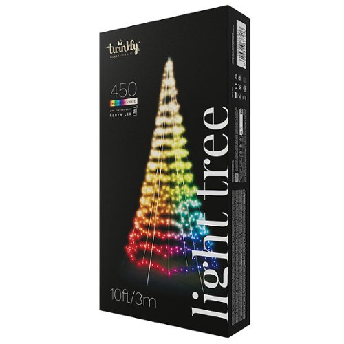 Twinkly - Smart Light Tree 10ft 450 RGB+W LED - Multi