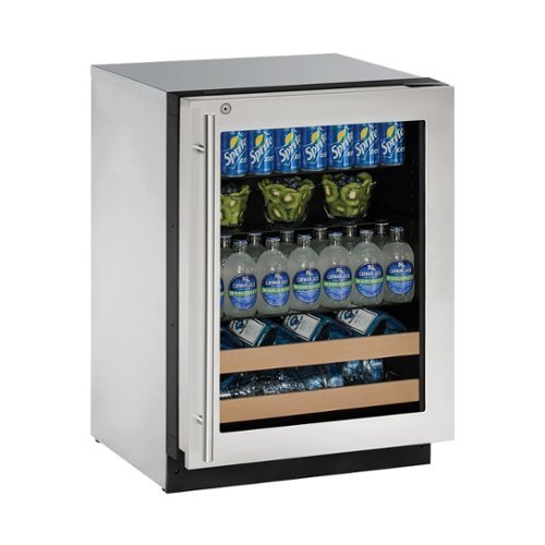 U-Line - 2000 Series 10-Bottle Built-In Wine Refrigerator - Stainless Steel