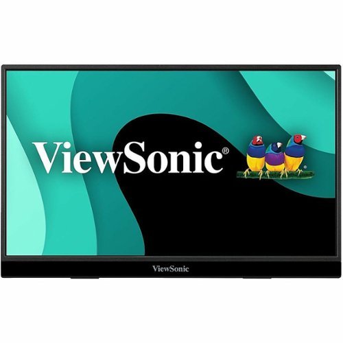 ViewSonic - VX1655 15.6" IPS LED FHD Portable Monitor (USB-C, Mini HDMI) - Black