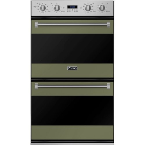 Viking - 3 Series 30" Built-In Double Electric Convection Wall Oven - Cypress Green