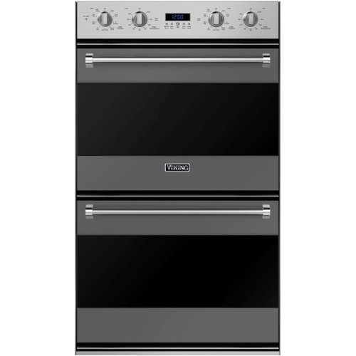 Viking - 3 Series 30" Built-In Double Electric Convection Wall Oven - Damascus Gray