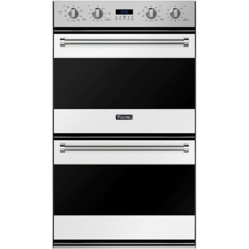 Viking - 3 Series 30" Built-In Double Electric Convection Wall Oven - Frost White