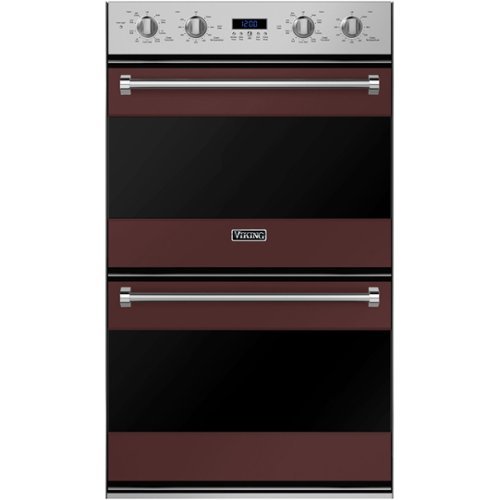 Viking - 3 Series 30" Built-In Double Electric Convection Wall Oven - Kalamata Red