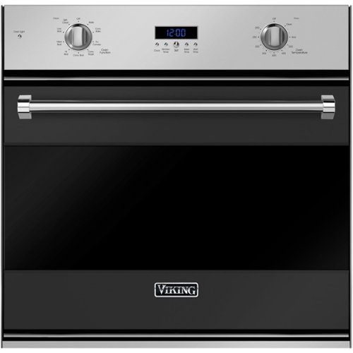 Viking - 3 Series 30" Built-In Single Electric Convection Oven - Cast Black