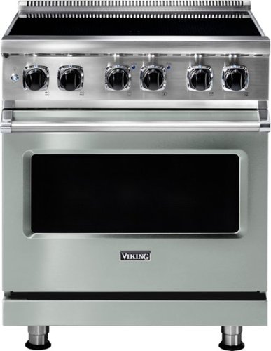 Viking - 5 Series 4.7 Cu. Ft. Freestanding Electric Induction Range - Artic Gray