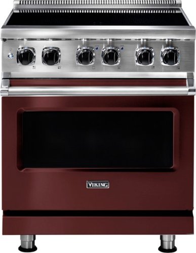 Viking - 5 Series 4.7 Cu. Ft. Freestanding Electric Induction Range - Kalamata Red