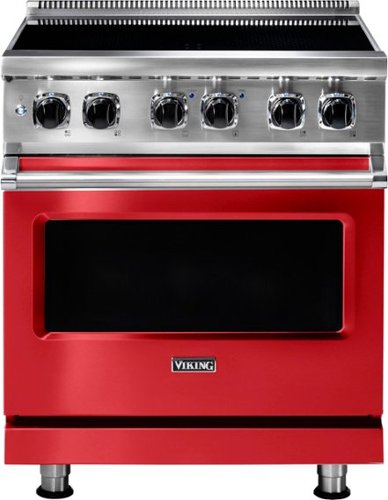 Viking - 5 Series 4.7 Cu. Ft. Freestanding Electric Induction Range - San Marzano Red