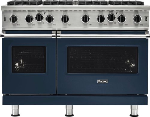 Viking - 5-Series 48"W Gas Open Burner Range - Blue