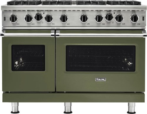 Viking - 5-Series 48"W Gas Open Burner Range - Green