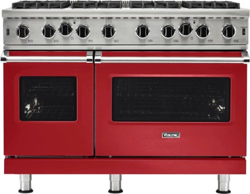 Viking - 5-Series 48"W Gas Open Burner Range - Silver