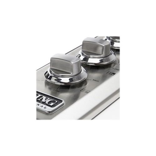 Viking - Control Knob Set for Cooktops - Stainless Steel