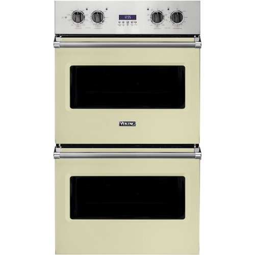 Viking - Professional 5 Series 30" Built-In Double Electric Convection Wall Oven - Vanilla Cream