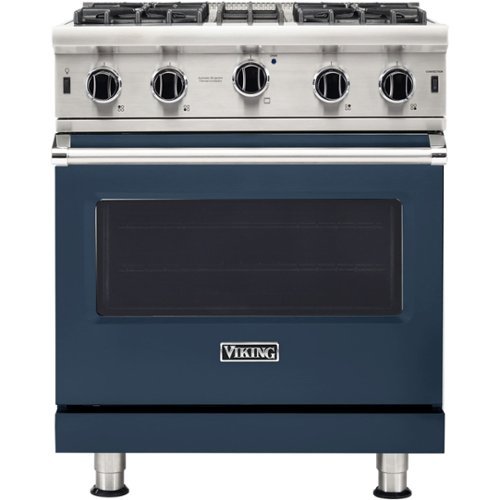 Viking - Professional 5 Series 4.0 Cu. Ft. Freestanding Gas Convection Range - Slate Blue