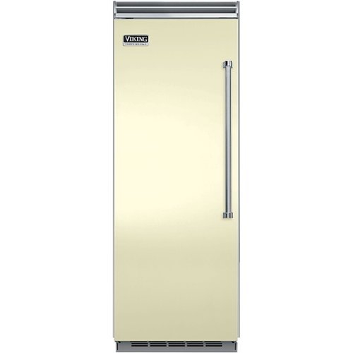 Viking - Professional 5 Series Quiet Cool 17.8 Cu. Ft. Built-In Refrigerator - Vanilla Cream