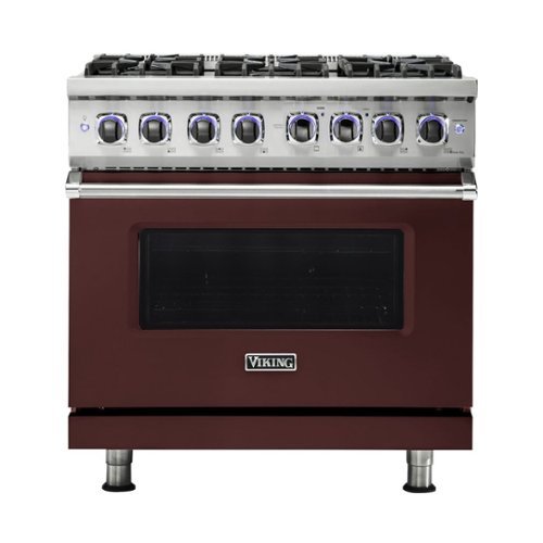 Viking - VGR Freestanding 7-Series Gas 36"W Range - Kalamata Red