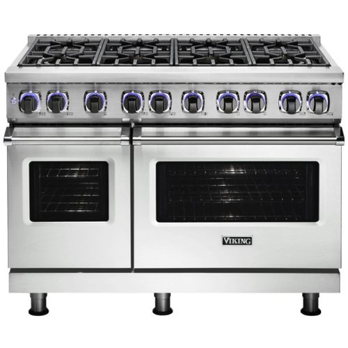 Viking - VGR Freestanding 7-Series Gas 48"W Range - Frost White