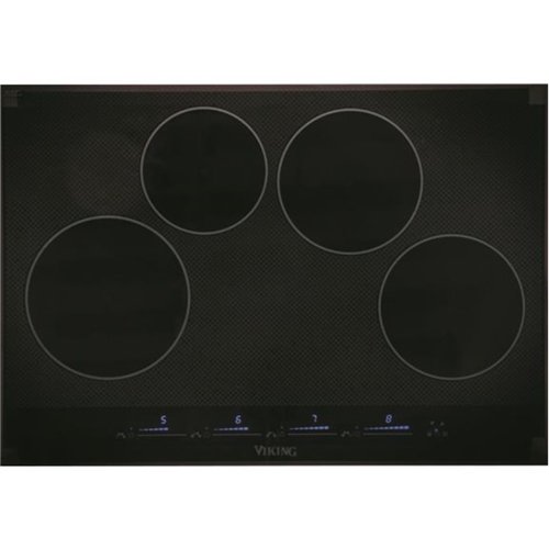 Viking - Virtuoso 6 Series 30" Electric Induction Cooktop - Black Glass