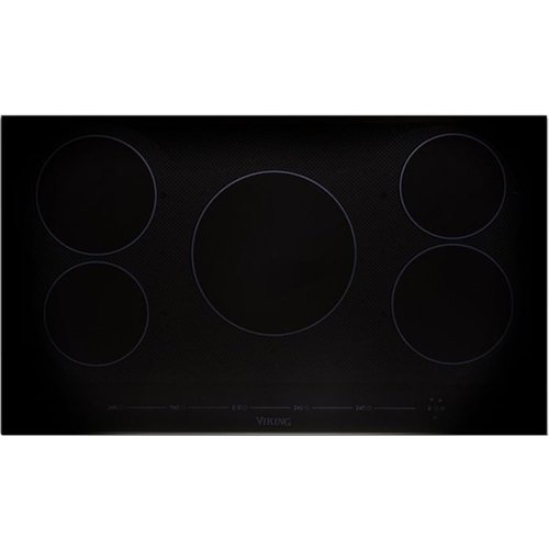 Viking - Virtuoso 6 Series 36" Electric Induction Cooktop - Black Glass