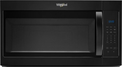 Whirlpool - 1.7 Cu. Ft. Over-the-Range Microwave - Black