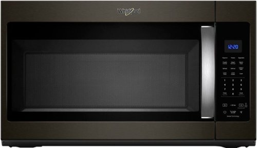 Whirlpool - 1.9 Cu. Ft. Over-the-Range Microwave with Sensor Cooking - Black Stainless Steel