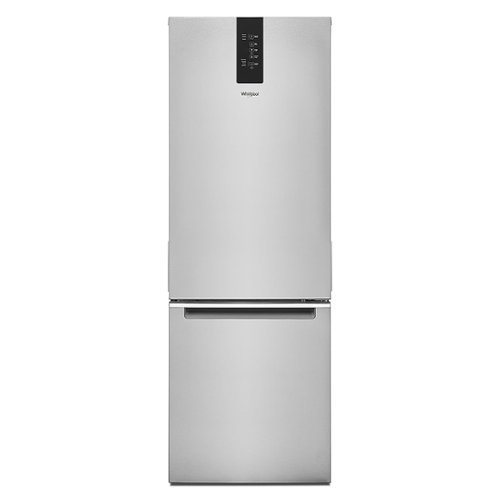 Whirlpool - 12.7 Cu. Ft. Bottom-Freezer Counter-Depth Refrigerator - Stainless Steel