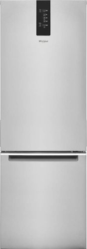 Whirlpool - 12.7 Cu. Ft. Garage Ready Bottom-Freezer Counter-Depth Refrigerator - Stainless Steel