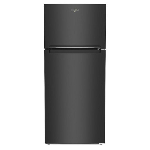 Whirlpool - 16.3 Cu. Ft. Top-Freezer Refrigerator with Flexi-Slide Bin - Black