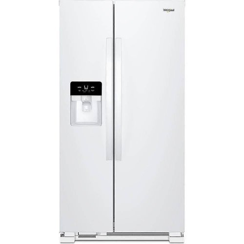 Whirlpool - 21.4 Cu. Ft. Side-by-Side Refrigerator - White