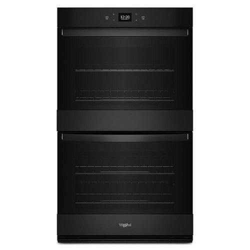 Whirlpool - 27" Smart Built-In Electric Convection Double Wall Oven with Air Fry - Black