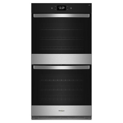 Whirlpool - 27" Smart Built-In Electric Convection Double Wall Oven with Air Fry - Stainless Steel