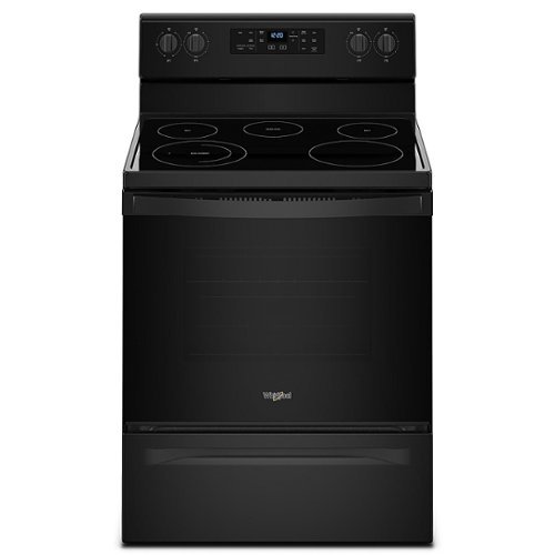 Whirlpool - 5.3 Cu. Ft. Freestanding Electric Range - Black