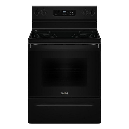 Whirlpool - 5.3 Cu. Ft. Freestanding Electric Range with Cooktop Flexibility - Black