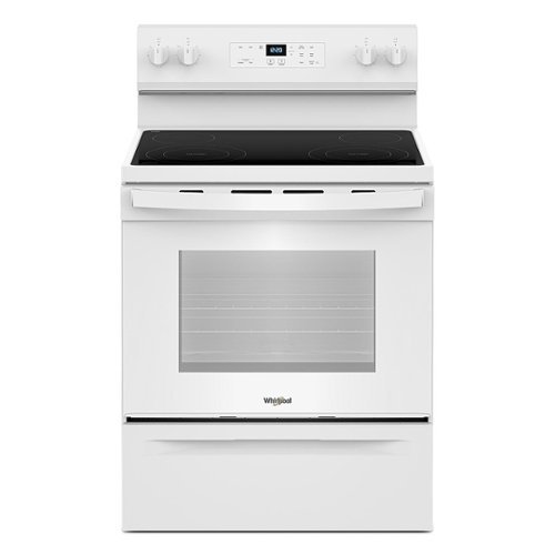 Whirlpool - 5.3 Cu. Ft. Freestanding Electric Range with Cooktop Flexibility - White