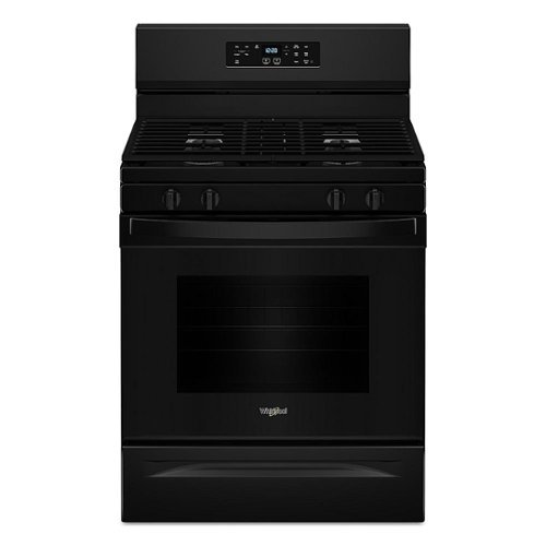 Whirlpool - 5.3 Cu. Ft. Freestanding Gas Range with Cooktop Flexibility - Black