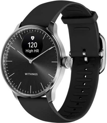 Withings - ScanWatch Light - Daily Health Hybrid Smartwatch - 37mm - Black/Silver