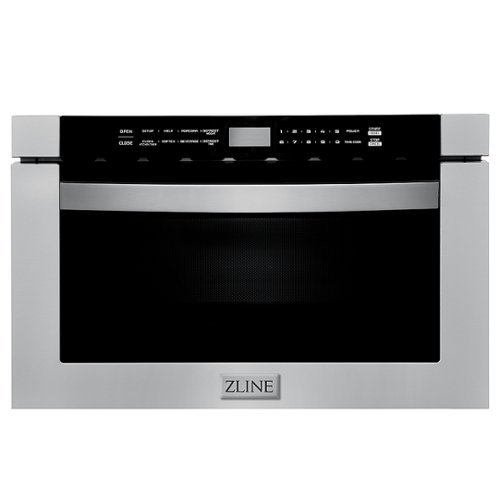 ZLINE - 24" 1.2 cu. ft. Built-in Microwave Drawer in Stainless Steel - Silver