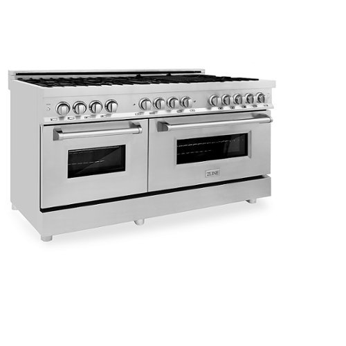 ZLINE - 7.4 Cu. Ft. Freestanding Dual Fuel Range - Stainless Steel