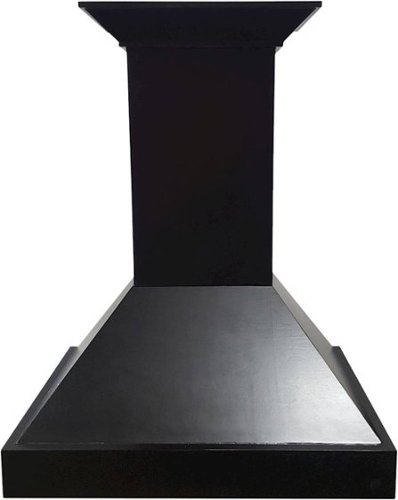 ZLINE - Designer Wood 36" Externally Vented Range Hood - Black Painted