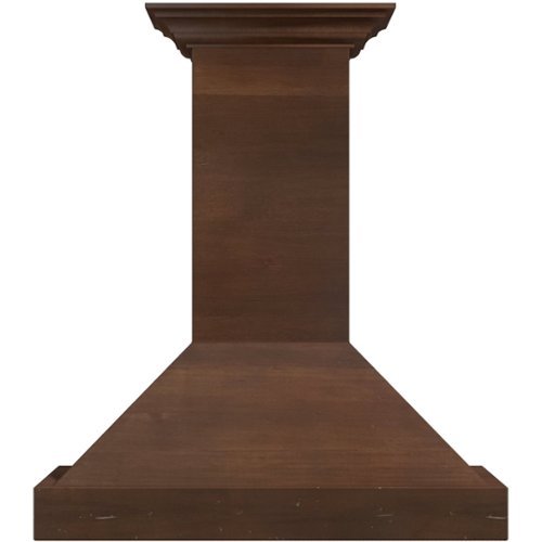 ZLINE - Designer Wood 48" Externally Vented Range Hood - Walnut/Antigua