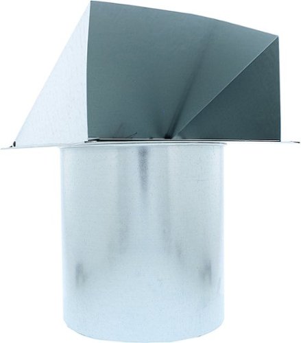 Zephyr - Duct 10 In. Round Inlet Cap with Bird Screen for Range Hood - Silver