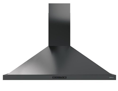 Zephyr - Ombra 36 in. 600 CFM Wall Mount Range Hood - Black Stainless Steel