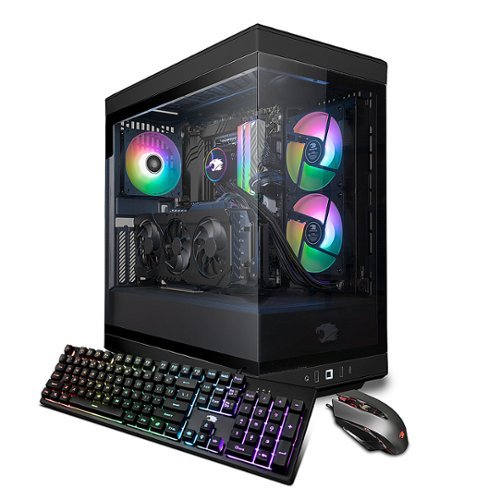 iBUYPOWER - Y40 311A Gaming Desktop - AMD Ryzen 7 7700X - 32GB Memory - NVIDIA GeForce RTX 4070 Ti 12GB - 1TB NVMe + 1TB HDD - Black