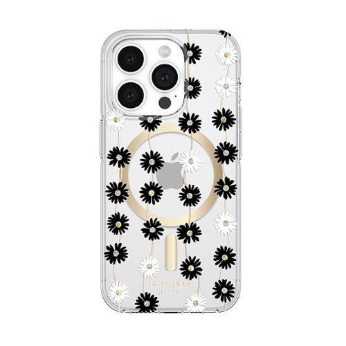 kate spade new york - Protective Hard Shell Case with MagSafe for Apple iPhone 15 Pro - Daisy Chain