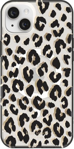 kate spade new york - Protective Hardshell Magsafe Case for iPhone 14 Plus - Leopard