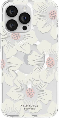 kate spade new york - Protective Hardshell Magsafe Case for iPhone 14 Pro Max - Hollyhock